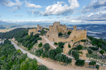 Palafolls Castle in the province of Barcelona Spain
