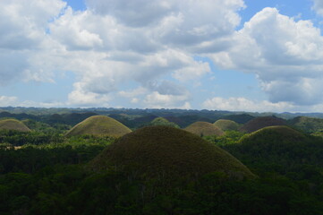 Hiking on the Taal Volcano island and on the Chocolate Hills of Bohol in the Philippines