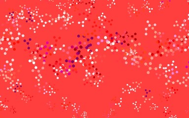 Light Red vector texture with artificial intelligence concept.