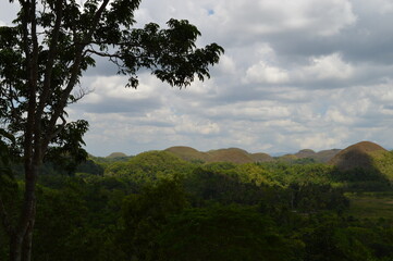 Hiking on the Taal Volcano island and on the Chocolate Hills of Bohol in the Philippines