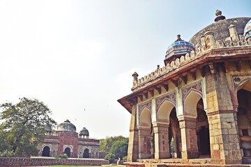Fototapeta premium Isa Khan's Complex At Humayun's Tomb,delhi,india
