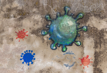 Obraz na płótnie Canvas Coronavirus Art