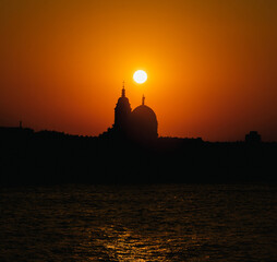Saint Petersburg, old town sunset.