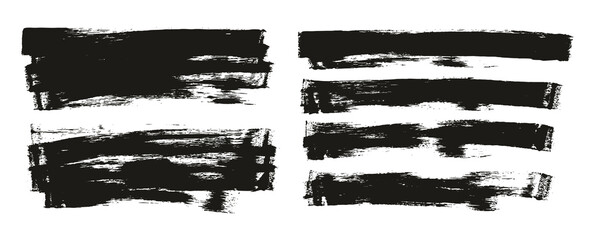 Flat Sponge Thin Artist Brush Long Background Mix High Detail Abstract Vector Background Mix Set 