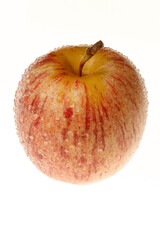 red apple isolated on white