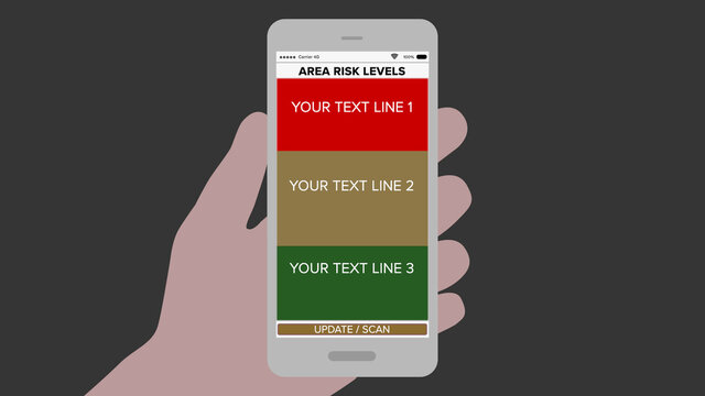 Area Risk Levels Overlay