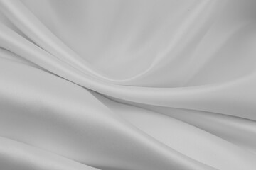 White silk fabric lines