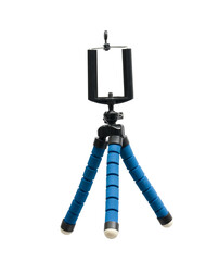 tripod for phone on isolated background