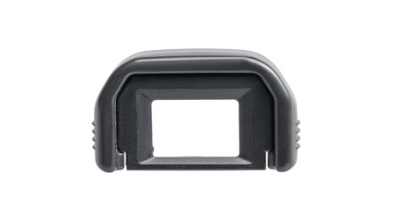 Fototapeta premium eyecup on the camera back view on isolated background