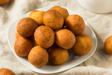 Homemade Fried Cake Donut Holes