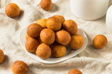 Homemade Fried Cake Donut Holes
