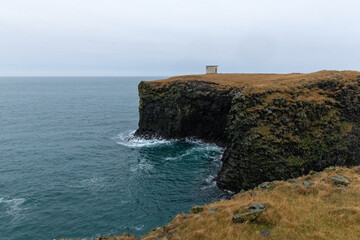Fototapeta na wymiar Lighthouse on Snæfellsnes coast, Iceland