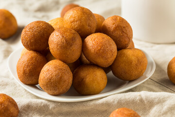 Homemade Fried Cake Donut Holes