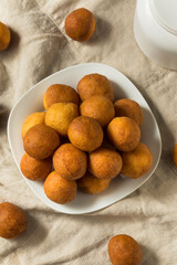 Homemade Fried Cake Donut Holes