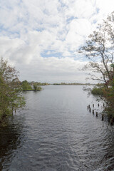 Fototapeta na wymiar The Vinkeveense plassen lakes, the Netherlands