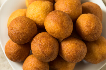 Homemade Fried Cake Donut Holes