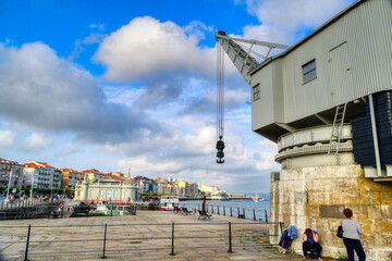 Grua antigua