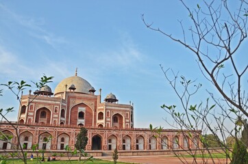 Fototapeta na wymiar Humayun's Tomb UNESCO World Heritage Site, delhi,india