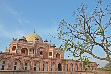 Fototapeta na wymiar Humayun's Tomb UNESCO World Heritage Site, delhi,india