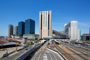 Fototapeta na wymiar グランフロント大阪と大阪駅