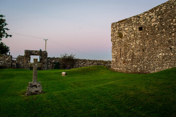 Ancient Stonework at Iron age Monastic Site, Ireland