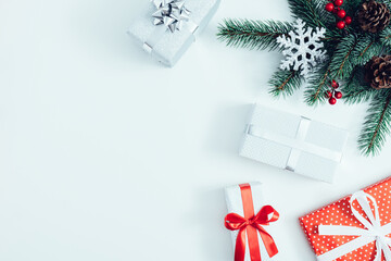 Christmas background with copy space