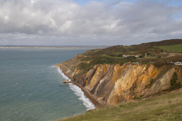 Obraz premium Alum Bay, Isle of Wight, England