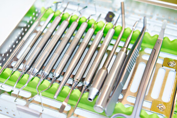 Obraz premium Dental instrument set