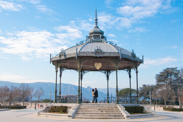 Kiosque des amoureux à Valence 