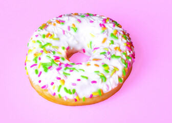 Colorful sweet donut