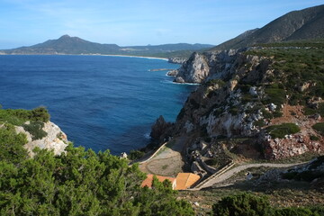 Buggerru Portixeddu costa galleria henry sardegna sardinia 