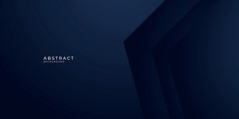 Dark blue abstract background with 3D overlap business futuristic concept