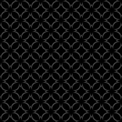 Seamless geometric black and grey pattern.