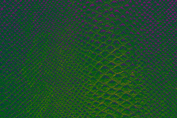 emerald green snake skin background texture