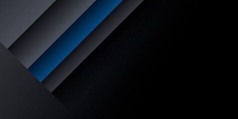 Elegant navy blue black background with overlap layer 