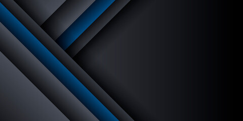 Elegant navy blue black background with overlap layer 