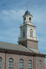 Wooden tower of Tabernacle Congregational church Salem MA USA