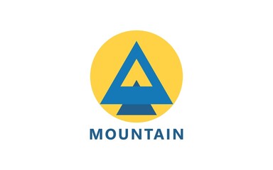 Mountain Logo, Abstract design vector