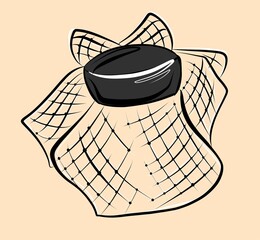 Accessory for the face. Fashionable black women s hat with a veil on the face. Vector on an isolated background. Portrait mask.
