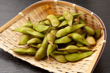 丹波の黒豆の枝豆