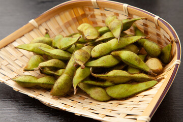 丹波の黒豆の枝豆