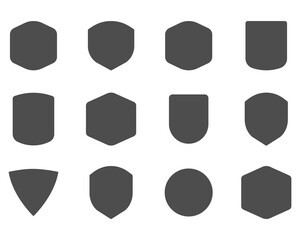 Set of vintage frames, shapes, forms logo, labels, insignias. Use for travel, camping emblems and so on. logotype sillhouette design