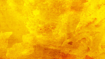 Halloween rough yellow and orange watercolor background