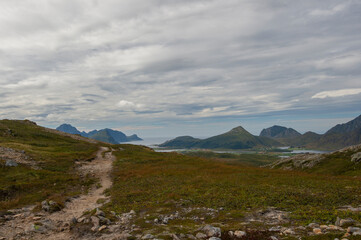 Lofoten is a chain of islands far north on the coast of Norway.  Lofoten is an absolutely incredible place. It's gorgeous and dramatic, with mountains growing straight out of the ice-cold waters.
