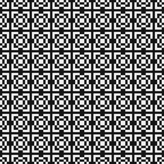 Fototapeta premium Abstract Cross Pattern Dots Logo generative computational art illustration