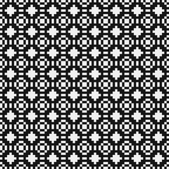 Abstract Cross Pattern Dots Logo generative computational art illustration