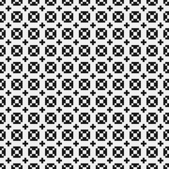 Obraz premium Abstract Cross Pattern Dots Logo generative computational art illustration