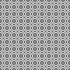 Fototapeta premium Abstract Cross Pattern Dots Logo generative computational art illustration