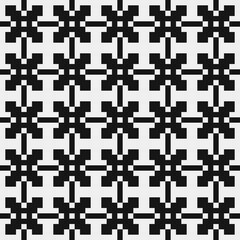 Abstract Cross Pattern Dots Logo generative computational art illustration
