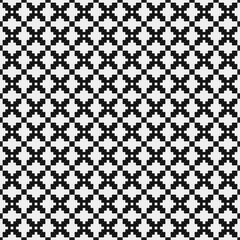 Abstract Cross Pattern Dots Logo generative computational art illustration